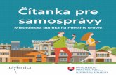 Čítanka pre samosprávy - iuventa.sk · 4 Neviditeľná skupina Slovensko patrí medzi najmladšie krajiny Európskej únie - viac ako 35,5 %1 obyvateľstva tvoria mladí ľudia
