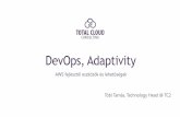 TC2 AWSomeDay DevOps Adaptivity - totalcloudconsulting.hu · Tematika •AWS infrastruktúraszükségeselemeinek használata •IaaS, Management, Security, SSL, Compliance, WAF, stb…
