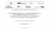 CONFERINŢA ŞTIINŢIFICĂ INTERNAŢIONALĂ Competitivitatea úi ...ase.md/files/publicatii/electronice/conf_09.18_articole_1.pdf · analiza swot a serviciilor de alimentare cu apĂ