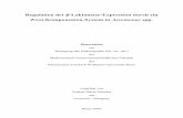 Regulation der β-Laktamase-Expression durch ein Zwei ...hss.ulb.uni-bonn.de/2006/0805/0805.pdf · Regulation der β-Laktamase-Expression durch ein Zwei-Komponenten-System in Aeromonas