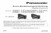 DMC-TZ100/DMC-TZ101 DMC-TZ80/DMC-TZ81 - cdn.billiger.com · SQT1169 (GER) 3 Hinweise zum Netzadapter (mitgeliefert) ACHTUNG! Zur Reduzierung der Gefahr von Brand, elektrischem Schlag