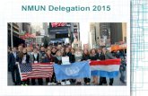NMUN Delegation 2015 - uni-bamberg.de · 1. Was ist NMUN? National Model United Nations Delegation der Otto-Friedrich-Universität Bamberg 2015