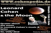 Leonard Cohen the Moonblog.leonardcohen.de/wp-content/uploads/2019/07/cohenpedia-e-letter-by... · S.1. Leonard Cohen und … der Mond/ Leonard Cohen and the Moon Leonard Cohen QuotesAbout