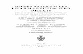 HAGERS HANDBUCH DER PHARMAZEUTISCHEN PRAXIS978-3-642-90728-9/1.pdf · hagers handbuch der pharmazeutischen praxis fur apotheker, arzneimittelhersteller drogisten, arzte und medizinalbeamte