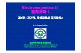 Electromagnetics II 전자기학 2 - contents.kocw.netcontents.kocw.net/KOCW/document/2014/mmu/leeyoungchul/8.pdfAdvanced RF System Integration (ARSI) Lab. Young Chul Lee 3 강자성체특성