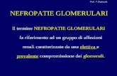 NEFROPATIE GLOMERULARIs9d402aad80a10255.jimcontent.com/download/version/1447084709/module... · nefropatie glomerulari si manifestano con un numero limitato di sindromi: • Sindrome