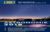 ASTRONOMIE 2019 - vds-astro.de · 4 Astronomie 2019 – Vereinigung der Sternfreunde e.V. Astronomie 2019 – Vereinigung der Sternfreunde e.V. 5 Für eine natürliche und dunkle