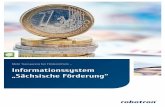 Informationssystem „Sächsische Förderung“download.robotron.de/pdf/flyer_robotron_foemisax.pdf · system zu übergeben. Ebenso können im Datenbestand des Mi˜ elbewirtscha˙