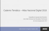 Caderno Temático Atlas Nacional Digital 2018 · Caderno Temático –Atlas Nacional Digital 2018 Geografias da Agropecuária Brasileira: Uma Visão Territorial dos Resultados Preliminares