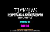 ALLONS-Y! 2018 - timminsfestivals.com · Notre première levée de fonds en octobre 2015! Nous avons collaboré avec « Friends Helping Friends Trivia » pour faire des jeux/quiz