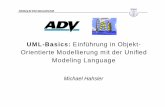 UML- Basics : Einführung in Objekt- - Michael Hahsler · Abteilung für Informationswirtschaft UML- Basics : Einführung in Objekt-Orientierte Modellierung mit der Unified Modeling