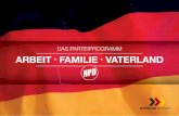 DAS PARTEIPROGRAMM ARBEIT · FAMILIE · VATERLAND - npd.de · ARBEIT. FAMILIE. VATERLAND. Das Parteiprogramm der Nationaldemokratischen Partei Deutschlands (NPD) Beschlossen auf dem