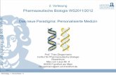 Pharmazeutische Biologie WS2011/2012 Das neue Paradigma ...user.uni-frankfurt.de/~dingerma/Podcast/Gentechnik_WS12_2.pdf · Pyrimidin —> Purin (C oder T —> A oder G) Dienstag,