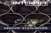 Broschuere Stahlrohre 2016 - interpipe.de Stahlrohre Juni 2016.pdf · stahlrohre geschweisst steelpipe welded 82,50 69,90 6,30 11,800 82,50 68,30 7,10 13,200 82,50 66,50 8,00 14,700