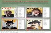 Ab Februar 2018 bietet DOST Kitabevi vier ... · TÜRKISCHSPRACHIGE ZEITSCHRIFTEN IM ABO Ab Februar 2018 bietet DOST Kitabevi vier türkischsprachige Zeitschriften als Abo an. Es