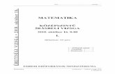 MATEMATIKA - matektanarok.hu erettsegi/Kozep/k... · Az iskolában érettségiző 100 tanuló matematika írás-beli érettségi vizsgájának pontszámairól készült össze-sítést