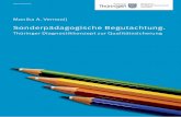Sonderpädagogische Begutachtung. · Prof. Dr. Monika A. Vernooij Sonderpädagogische Begutachtung. Thüringer Diagnostikkonzept zur Qualitätssicherung Konzeptionelle Grundlage für