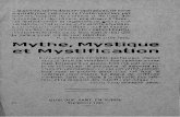 P.-J. PROUDHON (1809 1865). Mythe, Mystique et Mystificationarchivesautonomies.org/IMG/pdf/anarchismes/2eguerre/lereveil/1943/...Mythe, mystique et mystification Depuis que Georges
