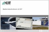 Batterietechnikum @ KIT · 3 Batterietechnikum Herausforderungen durch gesellschaftlichen und technologischen Wandel • Klimaschutzziele • Umbau der Energieversorgung • Senkung