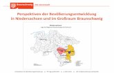 Perspektiven der Bevölkerungsentwicklung in Niedersachsen ... · 2 . Quelle: Statistisches Bundesamt . 73,1 Mio. 67,2 Mio. 80,8 Mio. „weniger, älter, bunter“ Perspektiven der