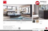 NICOLE - Schlafzimmermöbel Made in Germany · Farbe Modell-Nr. Texline (naturfarbene Leinenoptik) A0066 für Elementbreite 45, 67, 90 cm Schwebetürenschränke Alle Maße sind ca.