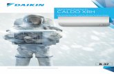 CALDO XRH - daikin.se · X-tra effektiv när det är riktigt kallt Caldo XRH har högsta energiklass och är utvecklad för vårt kalla nordiska klimat. En garanterad värmekapacitet