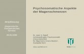 Psychosomatische Aspekte der Magenschmerzen · Anxiety is associated with functional dyspepsia and postprandial distress disorder in a Swedish populationbased study. [Aro P et al.