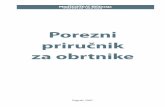 Porezni priručnik - actarius.hractarius.hr/act/publikacije/Obrtnici.pdf · dećoj skupini su razrađeni županijski i gradski ili općinski porezi i porez na promet nekre-tnina.