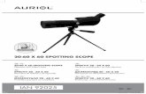 20-60 X 60 SPOTTING SCOPE - lidl-service.com file4 GB/CY 20-60 X 60 SPOTTING SCOPE Intended use This product is intended for the observation of distant objects, animals, trees etc.
