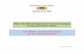 Plan de Développement Economique et Social 2017-2021 Un ... 2017-2021.pdf · 0 République du Niger Fraternité – Travail - Progrès Ministère du Plan Plan de Développement Economique