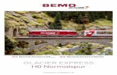 GLACIER EXPRESS H Normalspur - bemo-modellbahn.de · GLACIER EXPRESS H Normalspur 1658 183 RhB Ge 4/4 II 623 „Glacier Express“ 2L-GS/DC 1758 183 RhB Ge 4/4 II 623 „Glacier Express“2L-GS/DC