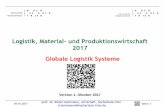 Logistik, Material- und Produktionswirtschaft 2017 Globale ...public.hochschule-trier.de/~stmann/logiprod2017/2017 logistik... · 04.10.2017 Seite: 1 Logistik, Material- und Produktionswirtschaft
