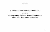 Zeolith (Klinoptilolith) eine medizinische Revolution ... · dass Zeolith toxisch sei, ein nicht ungefährliches Produkt. Hierzu sollte unbedingt die Stellungnahme von Prof. Dr. Dr.