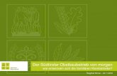 Der Südtiroler Obstbaubetrieb von morgen - fierabolzano.it Rinner - Der S++dtiroler... · Veränderung der Landwirtschaft im Alpenraum Landwirtschaftliche Betriebe haben im Alpenraum
