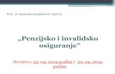 Prof. dr Jasminka Gradaščević Sijerčić · Federacija BiH Republika Srpska ... raspoređen na drugo odgovarajuće radno mjesto, pravo na odgovarajuće zaposlenje, prekvalifikaciju