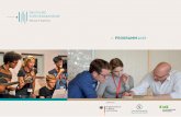 PROGRAMM 2019 · Das vielseitige Programm der diesjährigen Deutschen SchülerAkademie verspricht ein anspruchsvolles und spannendes Akademiejahr. Allen Teilnehmenden und Mitwirkenden