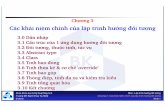 Các khái niệm chính của lập trình hướng ₫ối tượngcse.hcmut.edu.vn/~hiep/LaptrinhHDT/LyThuyet/Chuong3.pdf · vụ chuẩn hóa chuỗi tiếng Việt về dạng