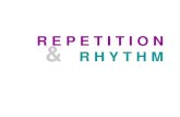จุด – เส้น (Point-Line)¸ารซ้ำ-Rhythm2011.pdf · การสร้างภาพซ ้า(Repetition) การสร้างภาพดว้ยวิธีการซ้าทาไดห้ลายวิธีจะเป็นการซา้ด้วยองคป์ระกอบที่มองเห็นไดแ้ก่