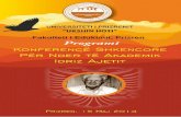 Programi - Universiteti "UKSHIN HOTI" Prizrenuni-prizren.com/repository/docs/programi123_855346.pdf · 14. Evalda Paci: Elemente dhe përveçime latine në veprat e letërsisë së