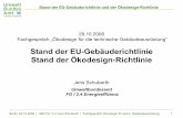 Stand der EU-Gebäuderichtlinie Stand der Ökodesign-Richtlinie intern... · 3 Stand der EU-Gebäuderichtlinie und der Ökodesign-Richtlinie Berlin, 29.10.2008 | UBA FG I 2.4 Jens
