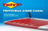 FRITZ!Box 6360 Cable - avm.de · Einrichten und bedienen FRITZ!Box 6360 Cable Einrichten und bedienen