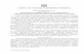CURTEA DE CONTURI A REPUBLICII MOLDOVA - ccrm.md€¦Curtea de Conturi, ca instituţie supremă de audit public extern, în conformitate cu prevederile Legii Curţii de Conturi nr.261-XVI