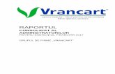 RAPORTUL - vrancart.ro anual CA 2017 Consolidat - Ro.pdf · c) export 62.361 mii lei d) costuri operationale 298.612 mii lei e) % din piaţă deţinută Anul 2017 Hârtii igienico