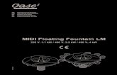 MIDI Floating Fountain LM - c889979.ssl.cf3.rackcdn.com · DE Gebrauchsanleitung GB Operating instructions FR Notice d'emploi NL Gebruiksaanwijzing ES Instrucciones de uso MIDI Floating