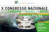 X CONGRESSO NAZIONALE ECOCARDIOCHIRURGIA 2018 · 14.40 Terapia medica della cardiopatia ischemica cronica. Ruolo della terapia ipolipemizzante nella prevenzione primaria e secondaria