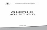GHIDUL - calm.mdcalm.md/public/files/documente/GHIDUL_ALESULUI_LOCAL_rom.pdf · Legea privind dezvoltarea regională în Republica Moldova..... 289 Legea privind transparenţa în