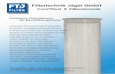 Filtertechnik Jäger GmbH · Cora®Pleat S Filterelemente Cora®Pleat S sind für den Einsatz in herkömmliche und in der Anwendung weit verbreitete Beu-telfiltergehäuse konzipiert.