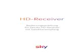 Bedienungsanleitung HD-Receiver für Satellitenempfang · 3 Lieferumfang Wenn Du den Receiver auspackst, vergewissere Dich, dass die folgenden Teile enthalten sind: Um Funktionsstörungen