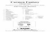 Carmen Fantasy - Notenversand · Carmen Fantasy Clarinet Solo Wind Band / Concert Band / Harmonie / Blasorchester / Fanfare John Glenesk Mortimer EMR 10980 1 1 4 4 1 1 1 5 4 4 1 1