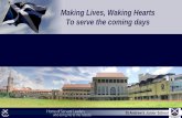 Making Lives, Waking Hearts To serve the coming days · 1 Home of Servant Leaders St Andrew’s Junior School who bring life to the nations Making Lives, Waking Hearts To serve the